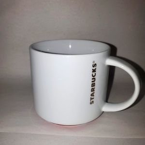 Starbucks 2012 large 16 ounce white coffee tea cup